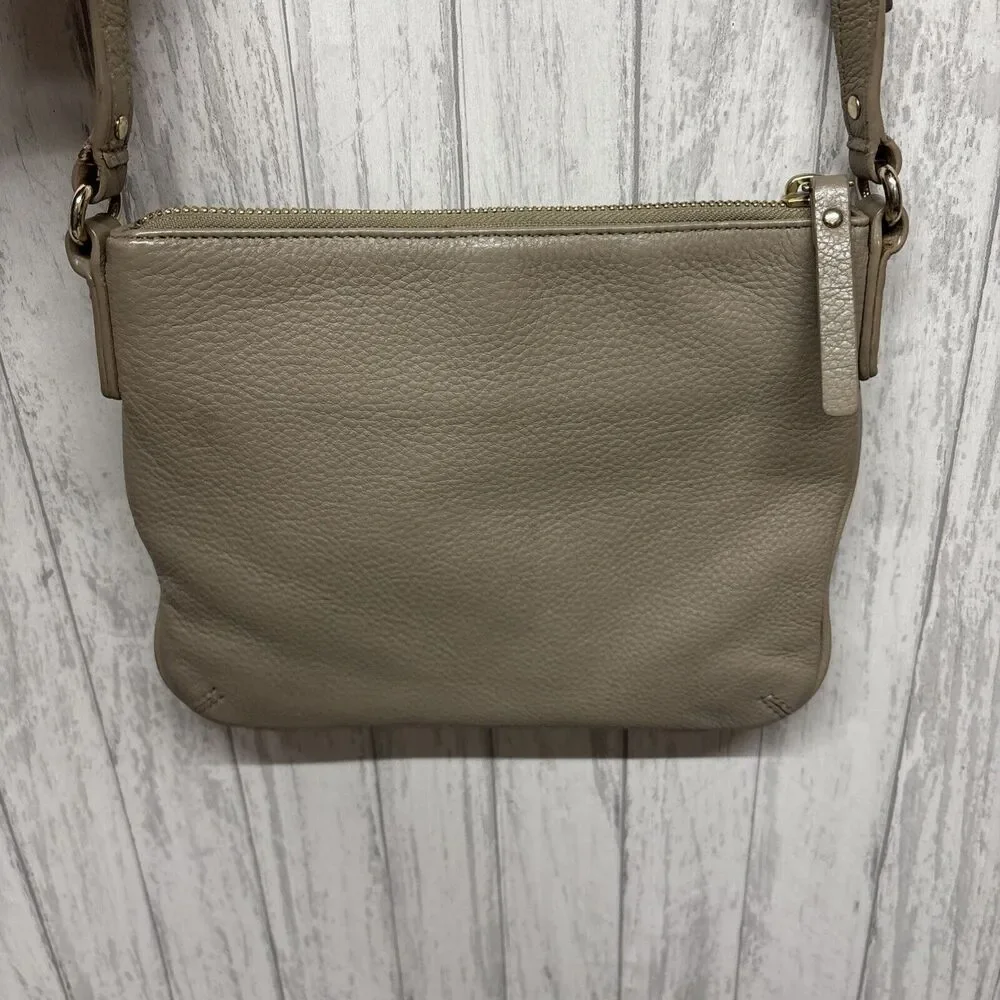 Womens Kate Spade Beige Crossbody Leather Bag